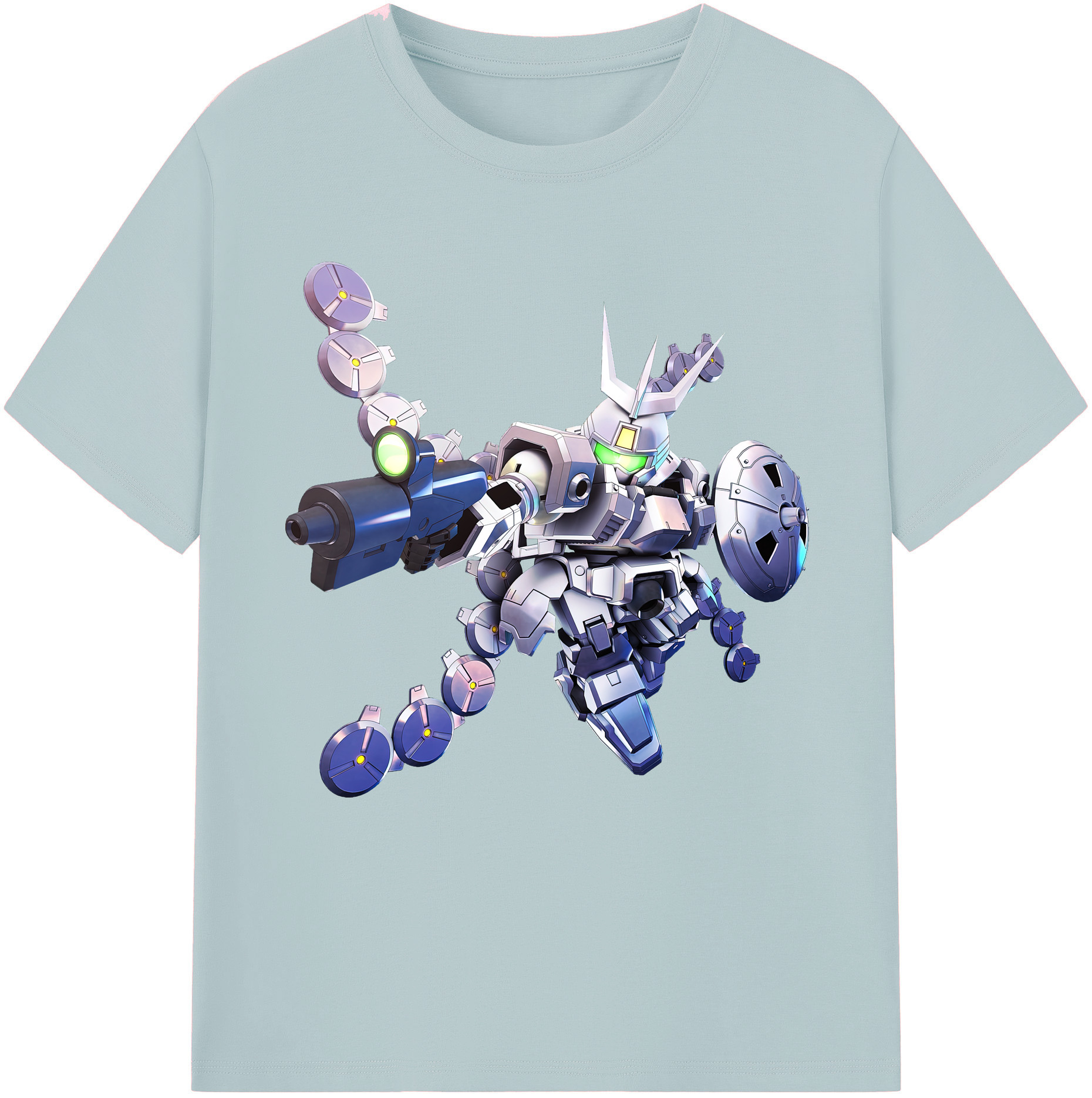 （画像用） 機動戦士ガンダム Mobile Suit Gundam 綿100％半袖Tシャツ（フロントプリント）